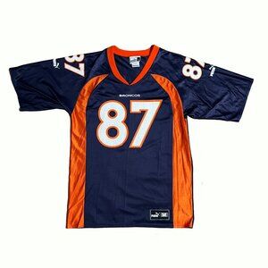 Vintage Puma Ed McCaffrey Denver Broncos NFL Jersey #87 Size M
